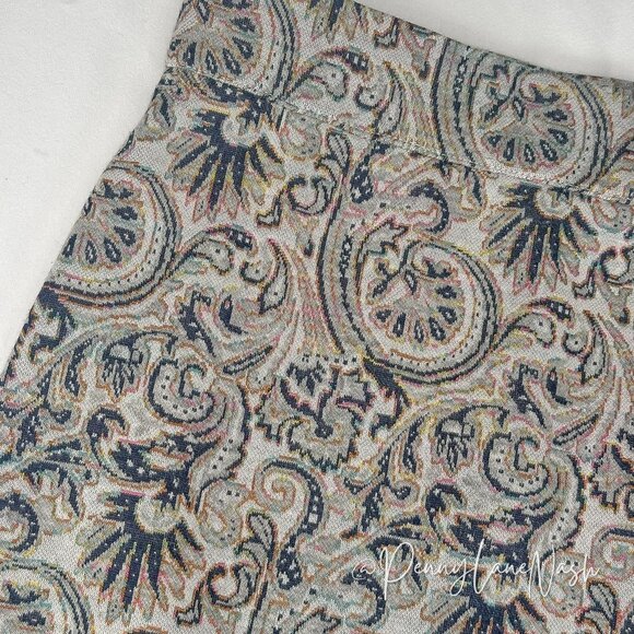 Free People Seasons In Paisley Mini Skirt Size Large - Picture 4 of 10